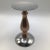 Mid-Century Modern Silver & Rose Gold Anodized Aluminum Pillar Candle Holders - a Pair For Sale - Image 4 of 13