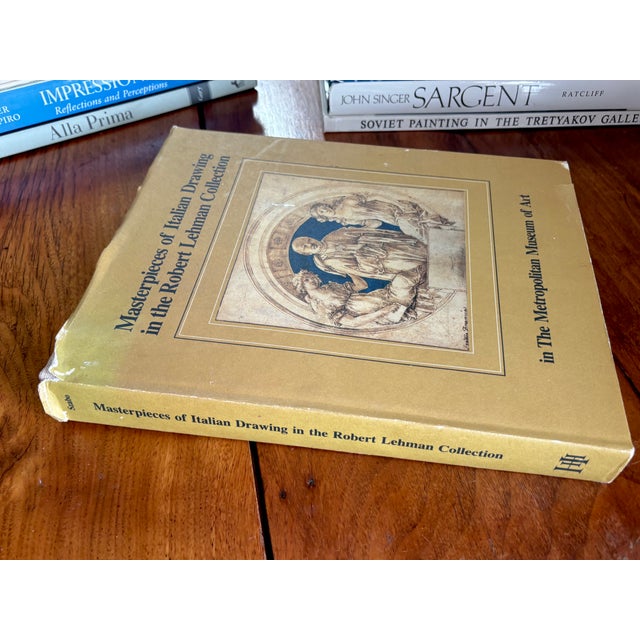 1983 First American Edition "Masterpieces of Italian Drawing" Linen Hardcover For Sale - Image 4 of 12