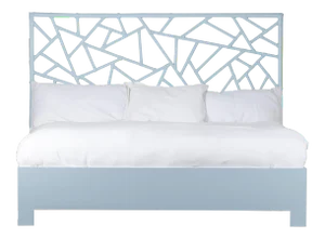 Tiffany Bed King - Blue