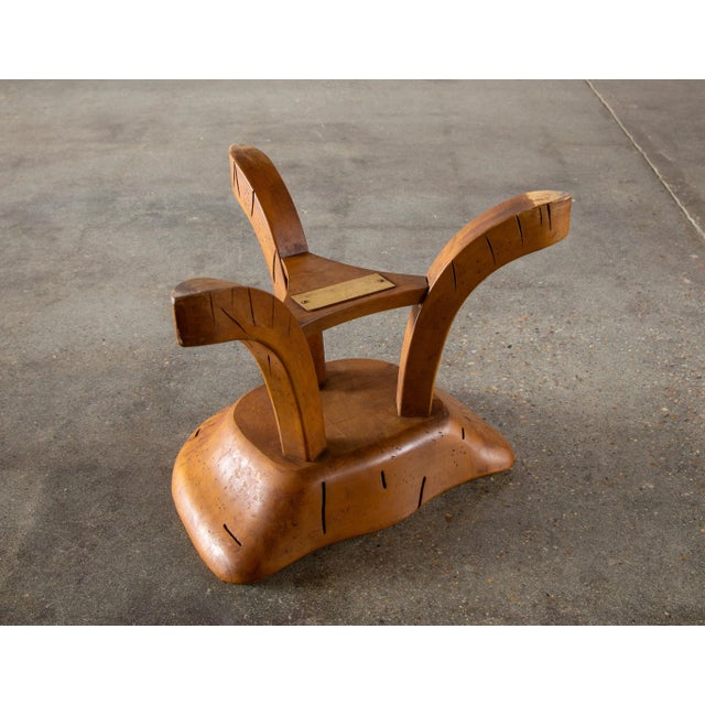 Adolf Loos 1966 Madison Park Ambrosia Maple Thebes Style Stool Adolf Loos For Sale - Image 4 of 10