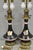 Antique French Neoclassical Bronze & Black Porcelain Painted Table Lamps - Pair For Sale - Image 9 of 15