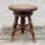 Farmhouse Early 1900s Adjustable Oak Piano Stool With Glass Ball Claw Feet For Sale - Image 3 of 12