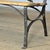 Riveted Iron Park Bench, 1920s For Sale - Image 6 of 12
