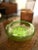 Chartreuse 1930s Art Deco Uranium Glass Spiral Bowl For Sale - Image 8 of 8