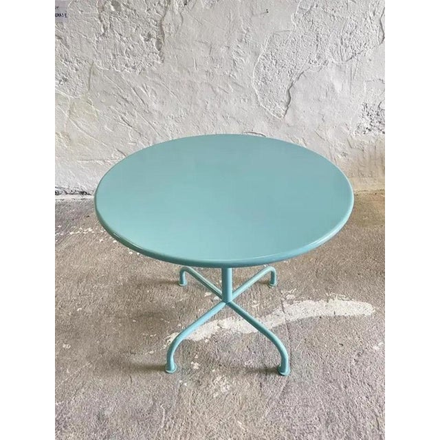 Contemporary Bauhaus Garden Table by Max Ernst Haefeli for Embru, Switzerland, 1940s For Sale - Image 3 of 11