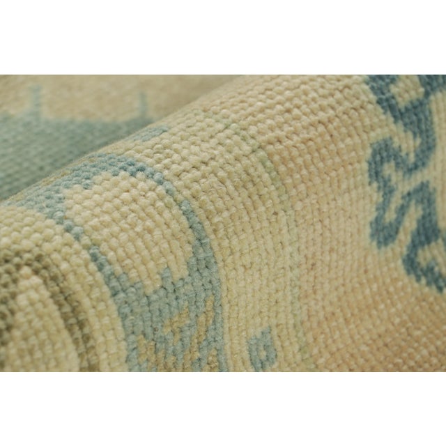 Blue Vintage Turkish Rug in Blue, With Geometric Patterns, From Rug & Kilim For Sale - Image 8 of 8