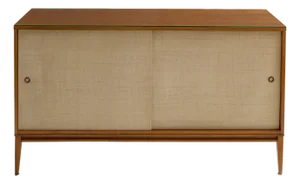 The Vintage Paul McCobb Planner Group "Winchester" Sideboard With Grasscloth Doors