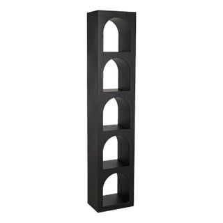 Aqueduct Bookcase, C, Black Metal For Sale