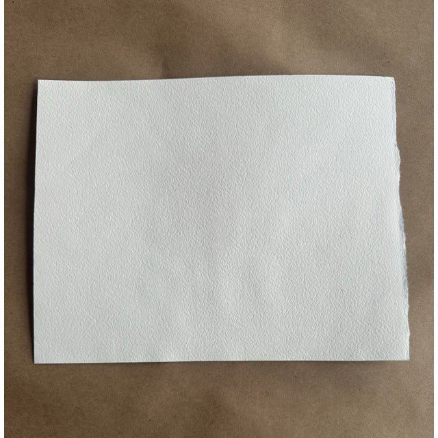 Nautical “Quiet Shore” Original Signed Watercolor Seascape by Nancy Smith For Sale - Image 3 of 3