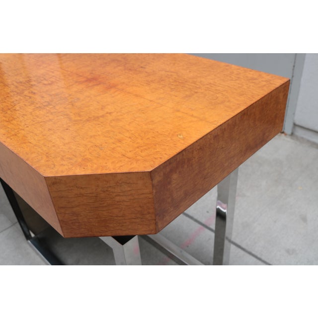 Italian Modernist Long Console For Sale - Image 4 of 14