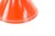 Metal 1960s Danish Modern Orange Metal Cone-Shaped Pendant Light by Poul Henningsen For Sale - Image 7 of 10