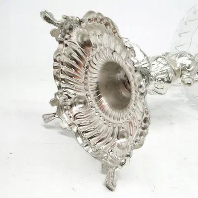 Antique French Bowl on Column Stand, 1900s For Sale - Image 4 of 5