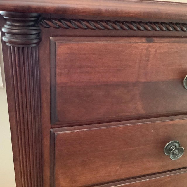 1930s 1930s Vintage Solid Cherry Durham Furniture Saville Row For Sale - Image 5 of 11