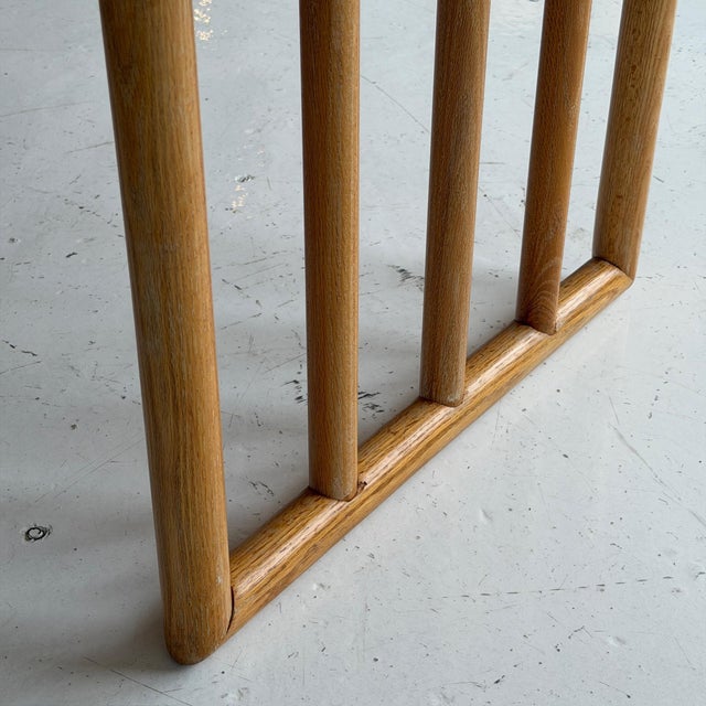 1950s American Studio Made Blonde Oak Dining Table/Desk For Sale In Chicago - Image 6 of 9
