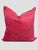 Fabricut Inc. Fuchsia and Black Tape, Cord Custom Pillow Pair For Sale - Image 4 of 9