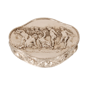 Antique German Jewelry Box in Silver from J.D.Schleißner & Söhne