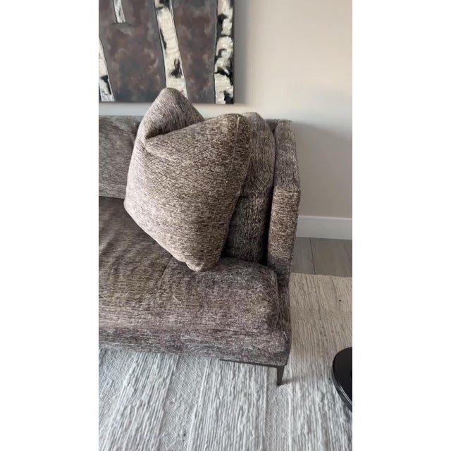 Metal Theodore Alexander 3-Seat Sofa - Modern & Comfortable For Sale - Image 7 of 9