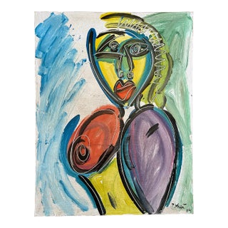 Titled Peter Keil Painting, 1964 - Junge Wilde Collection For Sale