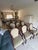 Vintage Set of 10 Century Furniture Postmodern Dining Armchairs in Florentine Rose For Sale - Image 14 of 14