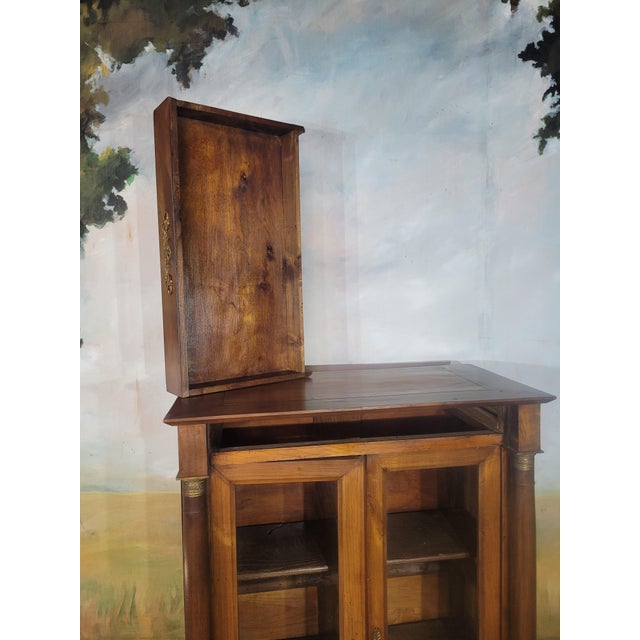 Small Empire-Style Cherrywood Bookcase For Sale - Image 12 of 13