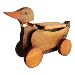 Vintage Children's Running Duck, 1960s For Sale