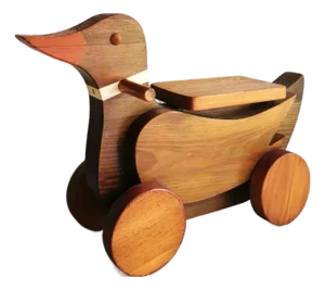 Vintage Children's Running Duck, 1960s