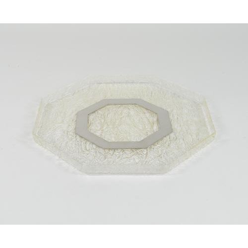 Mid-Century Serving Tray in Acrylic Glass & Steel, Italy, 1970s For Sale - Image 9 of 14