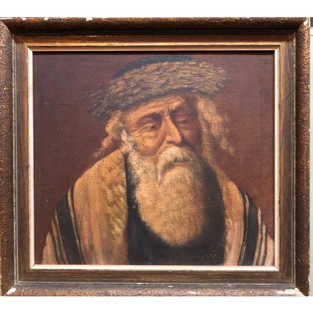 Rare Judaica Art. Jewish genre scene. In the tradition of Moritz Oppenheim, Isidor Kauffman and Maurycy Gottlieb and later...