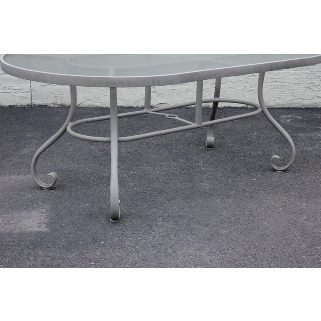 Woodard Ramsgate Oval Patio Dining Table And Six Chairs Set For Sale - Image 10 of 18