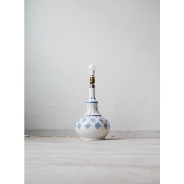 1960s Large Porcelain Table Lamp from Lladró, 1960s For Sale - Image 5 of 12