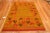 Eye-Catching Vintage Flat Woven Scandinavian Swedish Folk Art Chicken Motif Kilim Rug, Country of Origin: Scandinavia,...