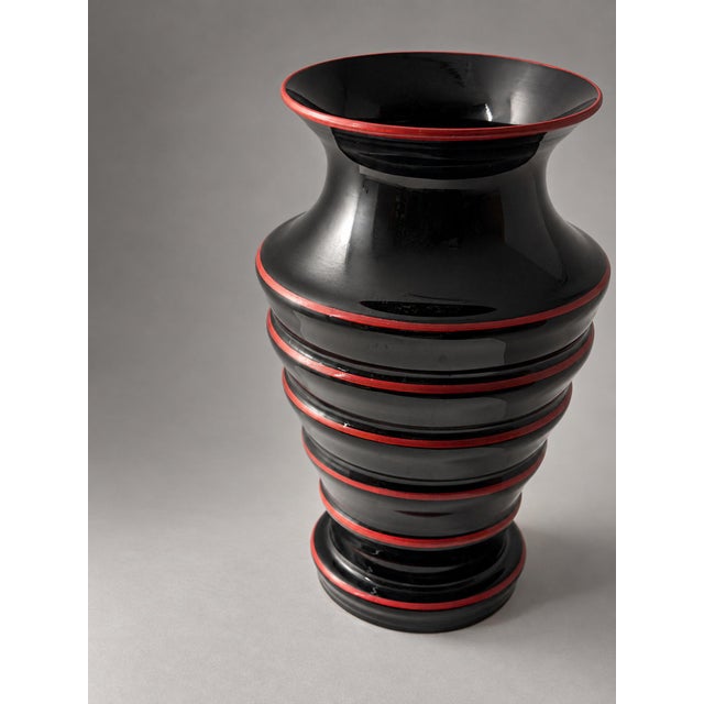 Art Deco Glass Vase, Sweden, 1930s, in Very Good conditions. Designed 1920 to 1949