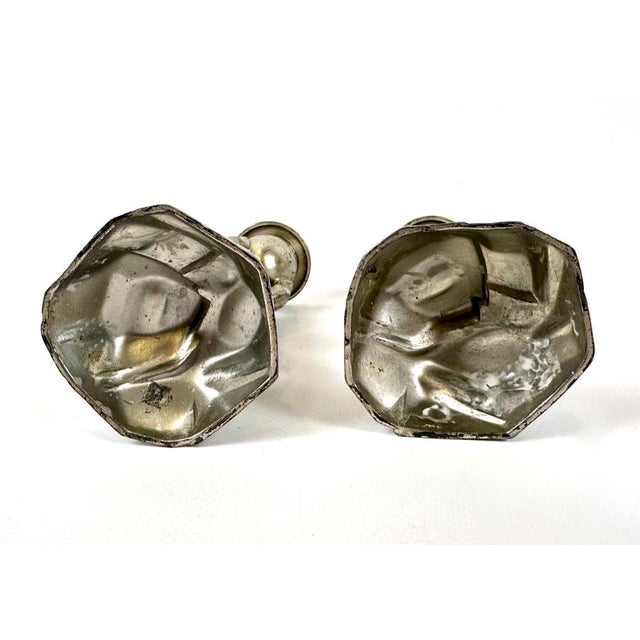 Antique Silver-Plated Standing Bear Candleholders from WMF, 1907, Set of 2 For Sale - Image 3 of 11