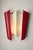 Wall sconce designed by Bruno Gatta for Stilnovo in Italy during the 1950s. The fixture features a bent aluminum structure...