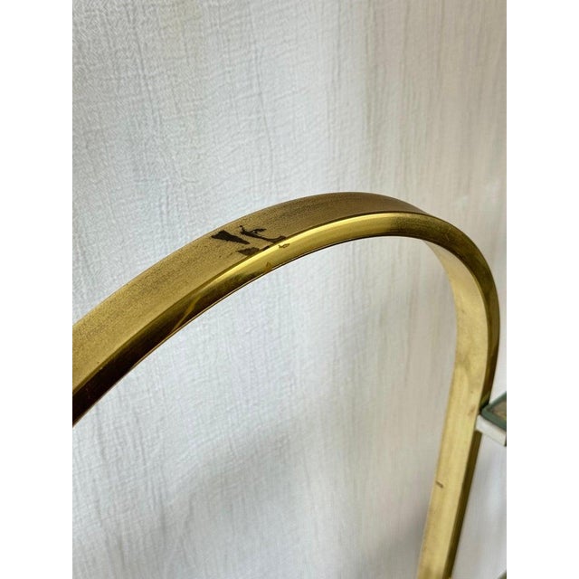 1970s Mid Century Modern Brass Etagere For Sale - Image 11 of 14