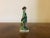 Green Antique Early 19th Century Staffordshire Pearlware Figure of a Lady Archer For Sale - Image 8 of 13