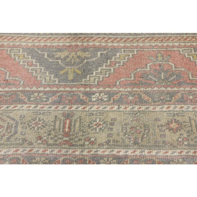 Vintage Turkish Oushak Rug - 06'11 X 09'09 For Sale - Image 4 of 9