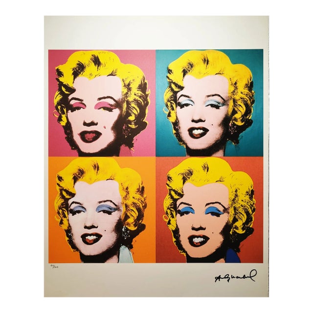 1980s Andy Warhol "Marilyn" Limited Series Lithograph by Leo Castelli