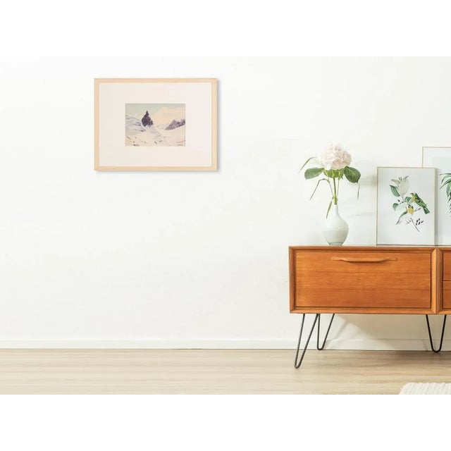 Walter Ziegler, Gebirge, Gouache on Thick Paper For Sale - Image 3 of 11