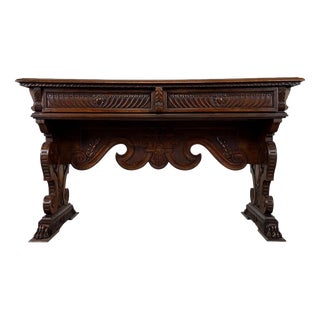 Antique Walnut Occasional Table, 1800s For Sale