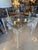 Mid-Century Modern Charles Hollis Jones Vintage Lucite Lattice Glass Top Peg Game or Dining Table For Sale - Image 3 of 11