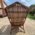 Wood 1970s Lane Venture Stick Wicker Rattan Arm Chair & Ottoman, Set of 2 For Sale - Image 7 of 14