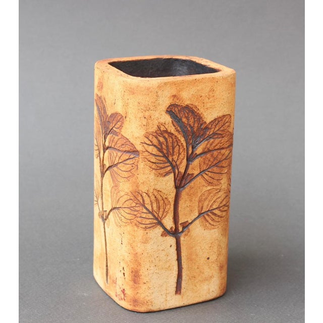 1970s Vintage French Ceramic Vase by Raymonde Leduc, 1970s For Sale - Image 5 of 14