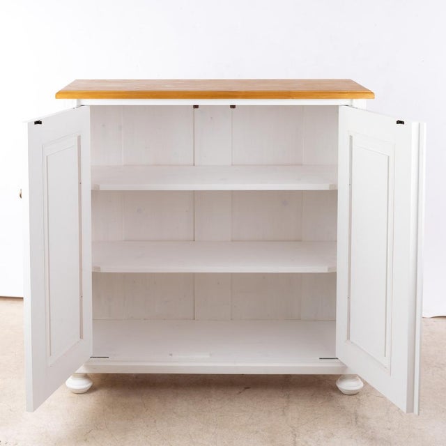 Contemporary WH65 White Lacquered Buffet in Softwood by Zeitlos By Drozd For Sale - Image 3 of 10