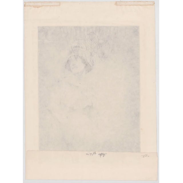 1920s 1920s Alexander Blum Portrait of a Lady For Sale - Image 5 of 5