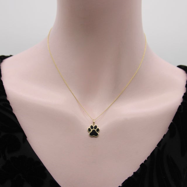 Vintage 14k Gold Dog Paw Charm For Sale In Los Angeles - Image 6 of 7