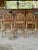 Late 20th Century Coastal Rattan With Rattan Weave Seats Barstools-Set of Three For Sale - Image 9 of 10
