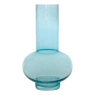 Blue Glass Vase (Set of 2) For Sale