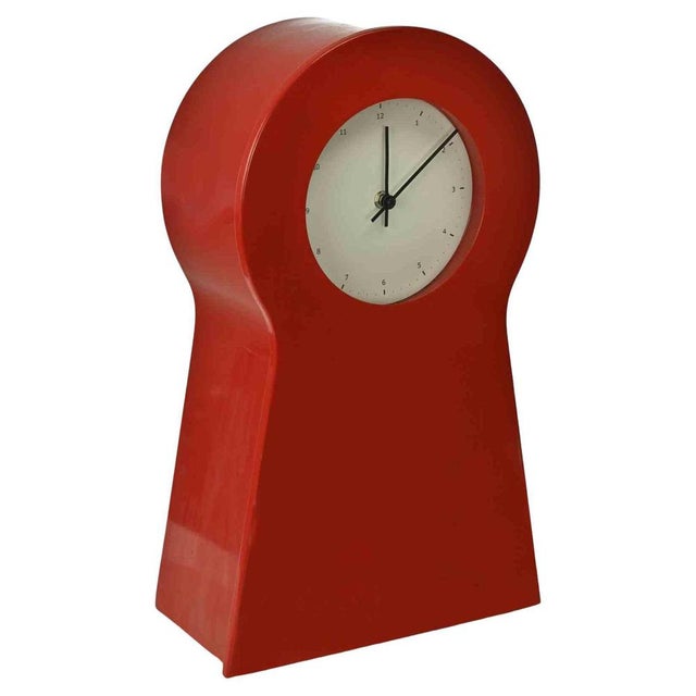 Vintage clock realized by Thomas Eriksson for Ikea in 1990s. Plastic and metal. Very good condition. This piece is...