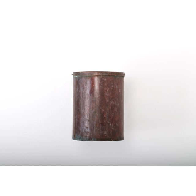 Metal Copper Wall Lamp attributed to Fagerhults, 1970s For Sale - Image 7 of 11